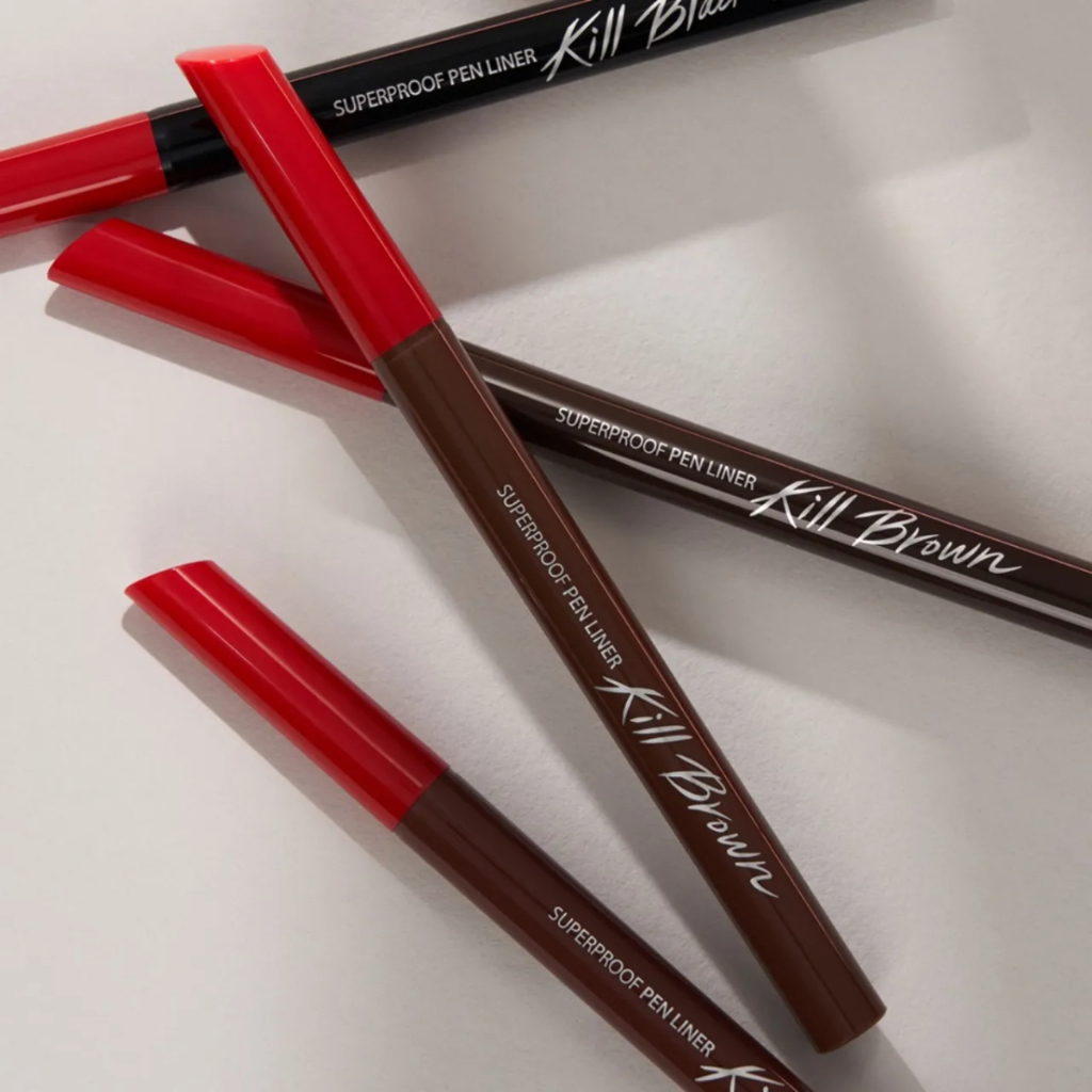 Ảnh Kẻ Mắt Nước Clio Superproof Pen Liner Kill Black 0.55Ml 3