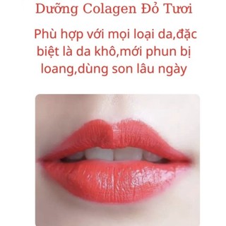 -Dưỡng Collagen lip balm kích màu cho môi sau phun xăm