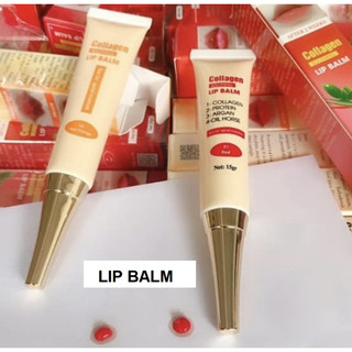 -Dưỡng Collagen lip balm kích màu cho môi sau phun xăm