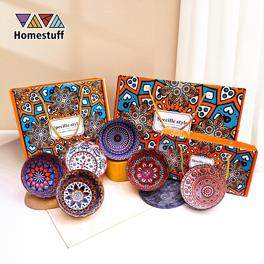 [COD]Hampers Mangkok Set Nhật Bản / Bát lưu niệm phong cách Bohemian / Bộ bát lưu niệm Nhật Bản / Bảo hành