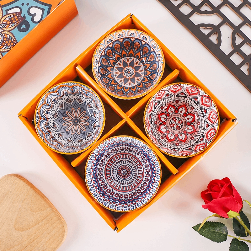 [COD]Hampers Mangkok Set Nhật Bản / Bát lưu niệm phong cách Bohemian / Bộ bát lưu niệm Nhật Bản / Bảo hành