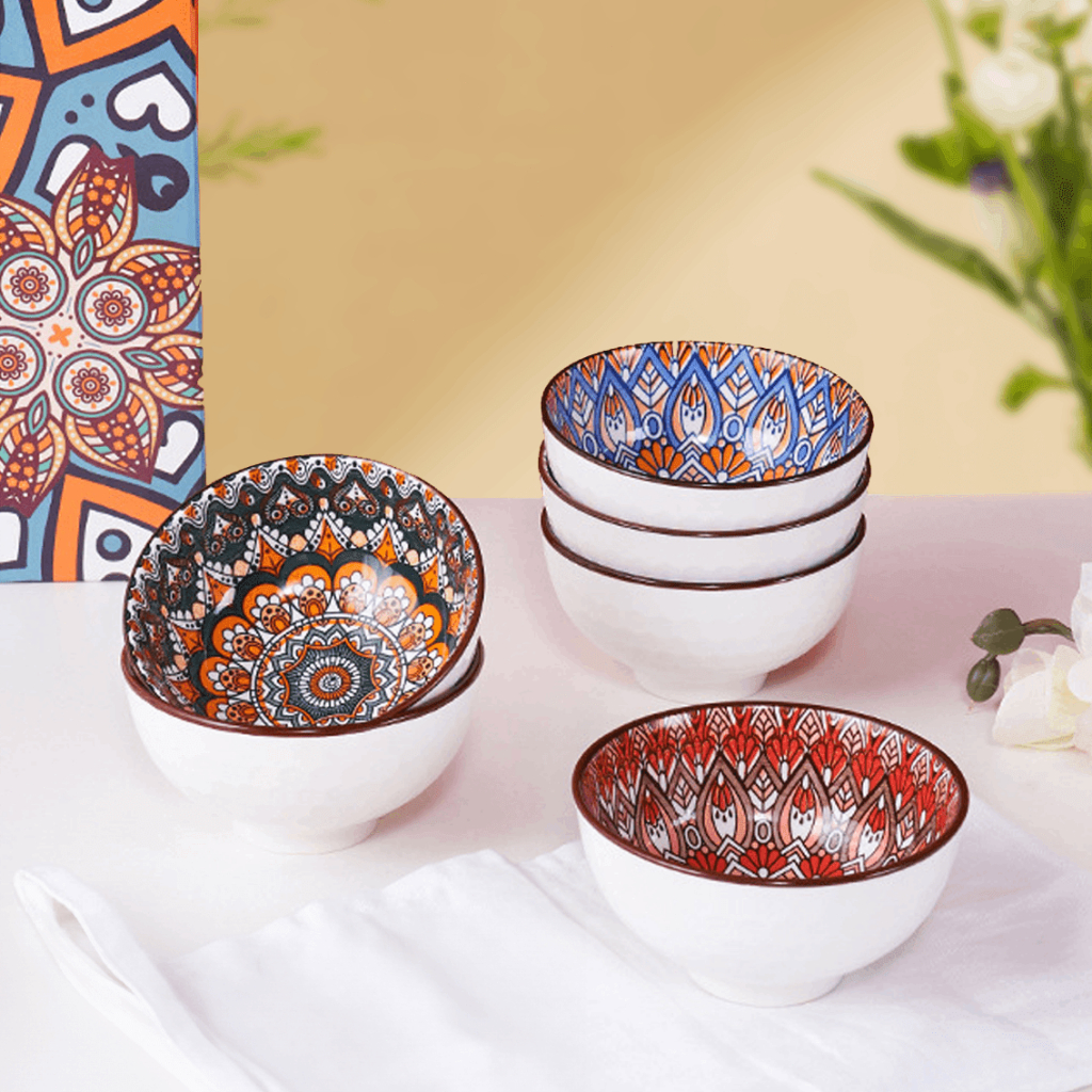 [COD]Hampers Mangkok Set Nhật Bản / Bát lưu niệm phong cách Bohemian / Bộ bát lưu niệm Nhật Bản / Bảo hành