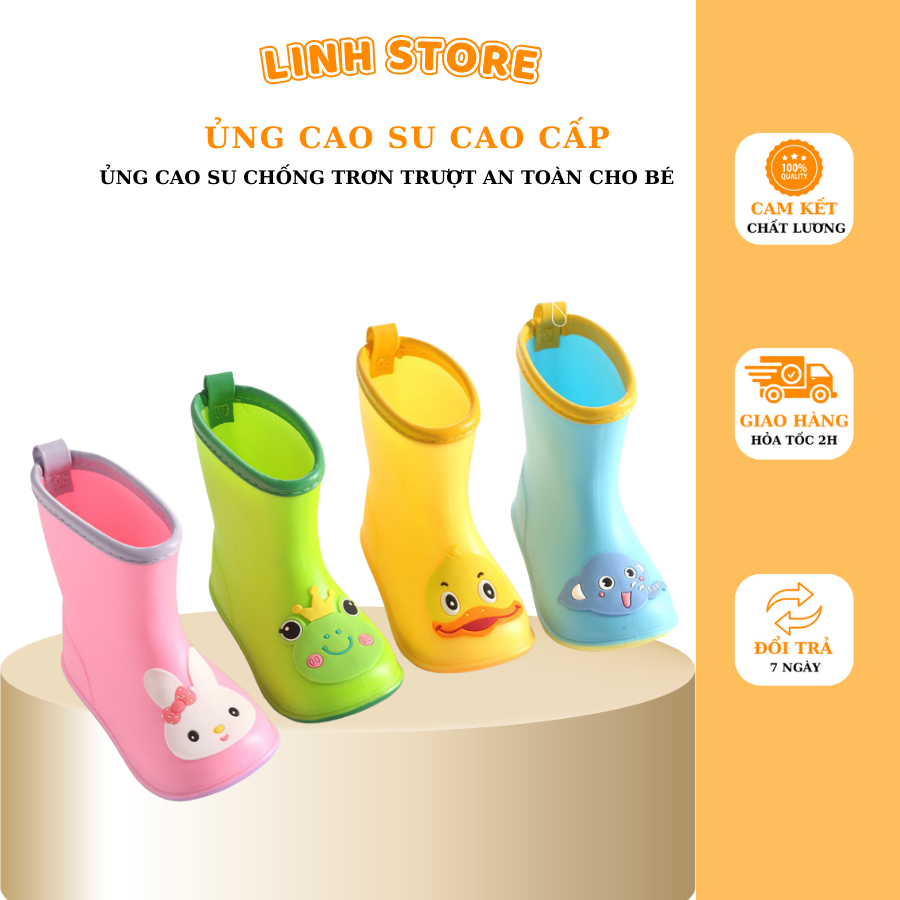 Ủng đi mưa cao cấp cho bé UNTE02