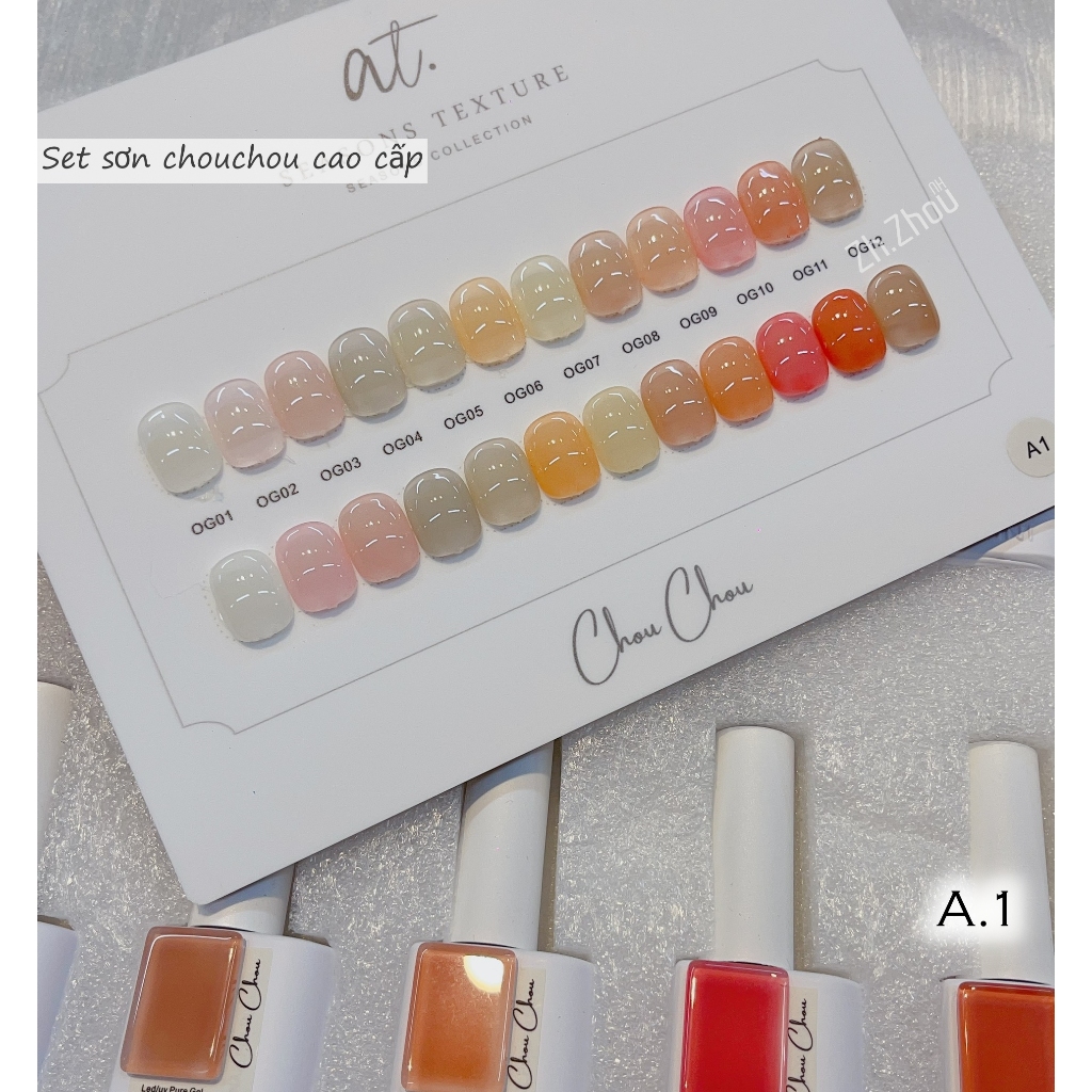 Set Sơn Thạch Hàn Quốc cao cấp, Sơn thạch hồng cao cấp. Sơn Caifu. phụ kiện nail cao cấp. tặng bảng màu như hình