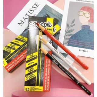 -Chì đá Sharpie (saphia) màu TRẮNG vẽ khung môi, khung mày phun xăm