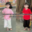 Bộ quần áo bà ba bé gái (7-20kg) sét đồ áo Gấm quần Lụa mềm mại