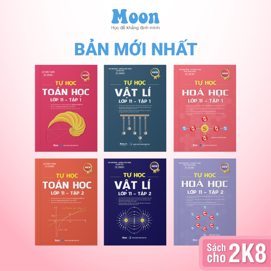 Ảnh Sách Tự học Toán - Lý - Hóa lớp 11 Chương trình SGK mới | Sách ID 1