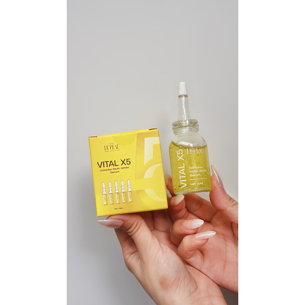 Ảnh Vital X5 Serum Hỗ Trợ Sáng Da, Hỗ Trợ Mờ Thâm, Dung Tích 20ml, Phù Hợp Cho Nam Và Nữ, Skincare - Le peau 3