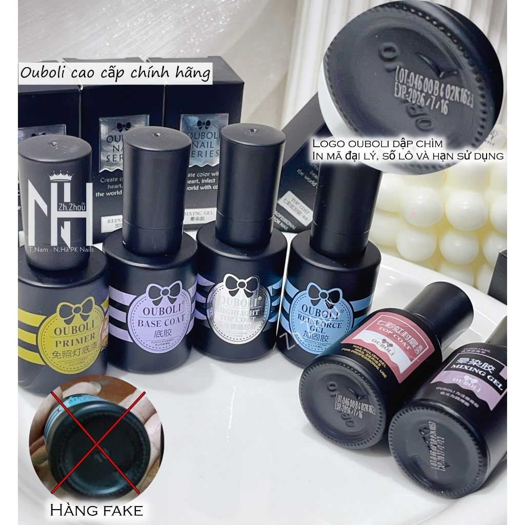 Base Top Cứng Móng Ouboli, Base top ouboli chính hãng