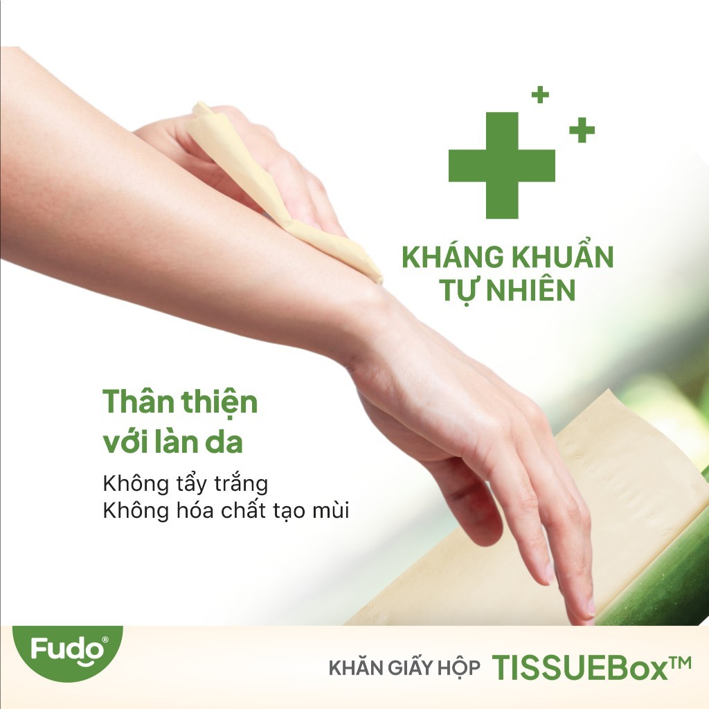 Ảnh Hộp Khăn Giấy Rút Để Bàn ║ Fudo Bamboo® ║ TISSUEBOX™ 4