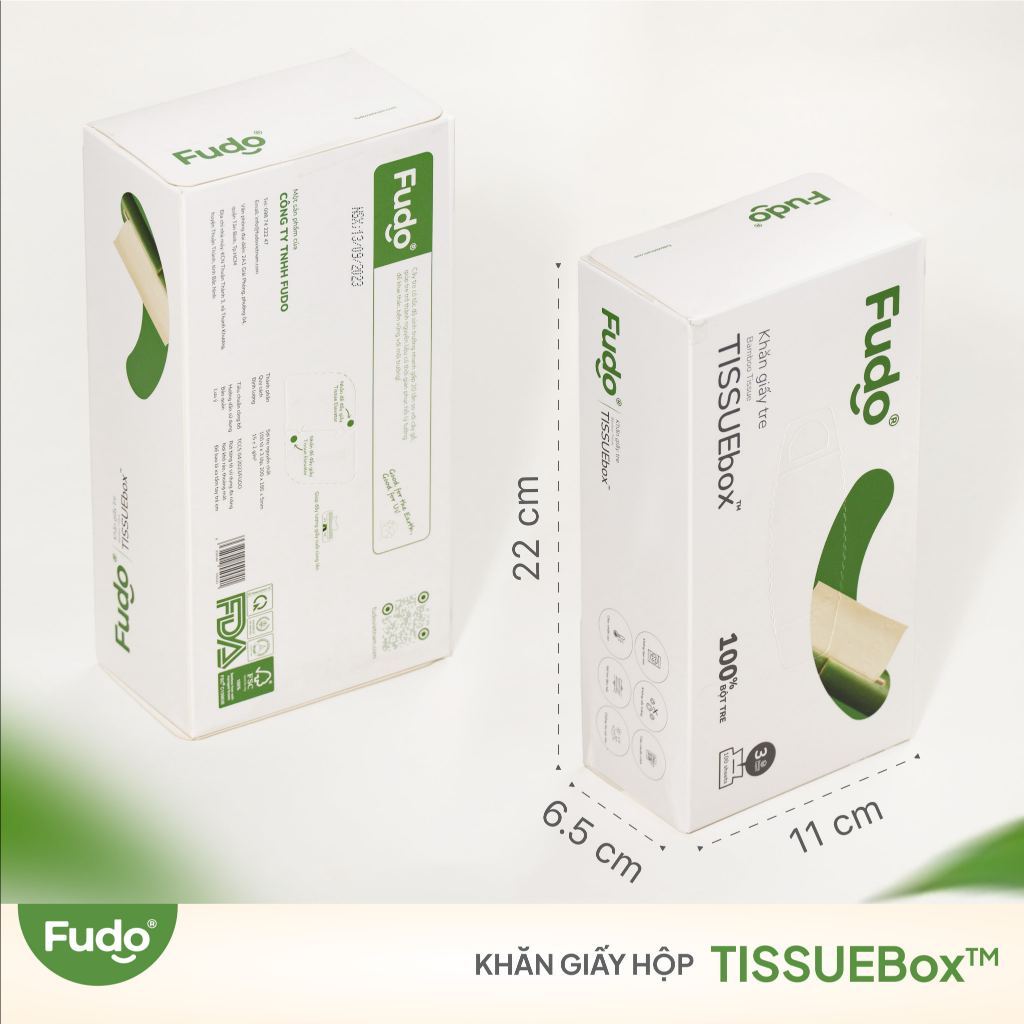 Ảnh Hộp Khăn Giấy Rút Để Bàn ║ Fudo Bamboo® ║ TISSUEBOX™ 3