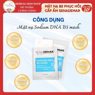 Mặt Nạ B5 Senademar Sodium DNA B5 Cấp Ẩm Dưỡng Trắng Phục Hồi Da 25ml - Bebeauskinshop