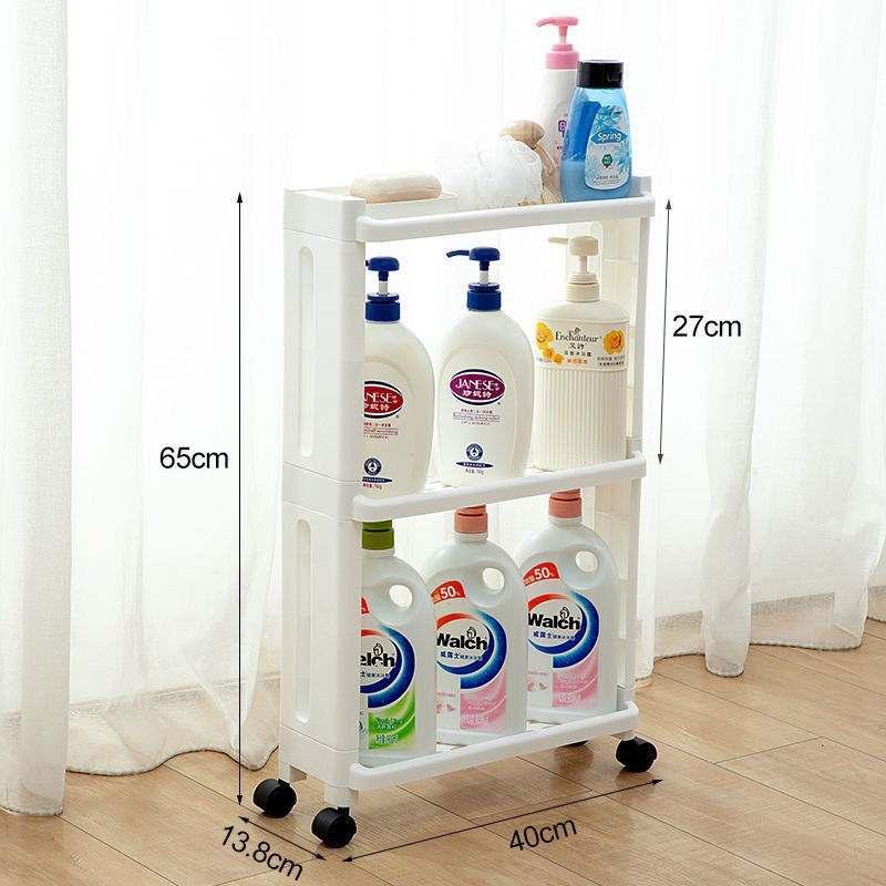Kệ nhựa để đồ chai lọ Khe Hẹp 15cm 3 Tầng COZY HOME để đồ nhà tắm nhà vệ sinh mỹ phẩm tiết kiệm không gian
