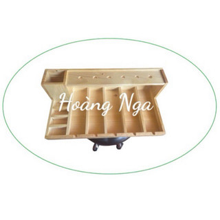 Khay 5 Ngăn Gỗ Thông 4 Màu Kt 50x25cm Uy tín Chất Lượng Kích Thước Đủ