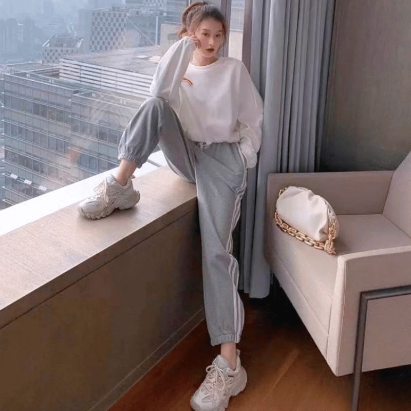 40-105KG Quần Jogger Nam Nữ Thời Trang Bigsize Unisex Thu Đông Lai Thun - MÃ 02 VÀ 50