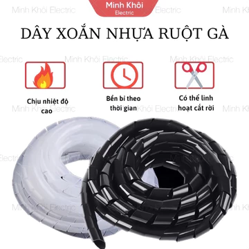 Dây xoắn ruột gà,ống ruột gà,ống dây điện,ruột gà luồn dây điện,dây ruột gà,bọc dây điện,ống luồn dây điện,dây luồn dây