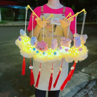 Lồng Đèn Capybara Mini Trung Thu 2025 Nhựa Nhỏ Trang Trí Hottrend Mua 3 Tặng 1 Timo QT73