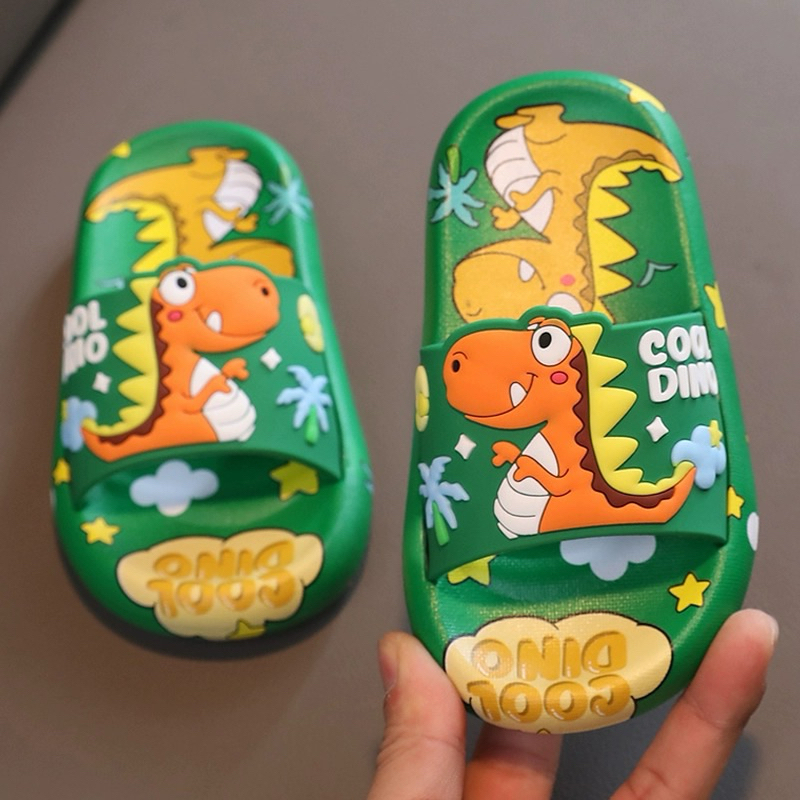 Dép bánh mì hoạt hình khủng long dino siêu mềm và dễ thương cho mùa hè vui vẻ của bé trai mềm mượt