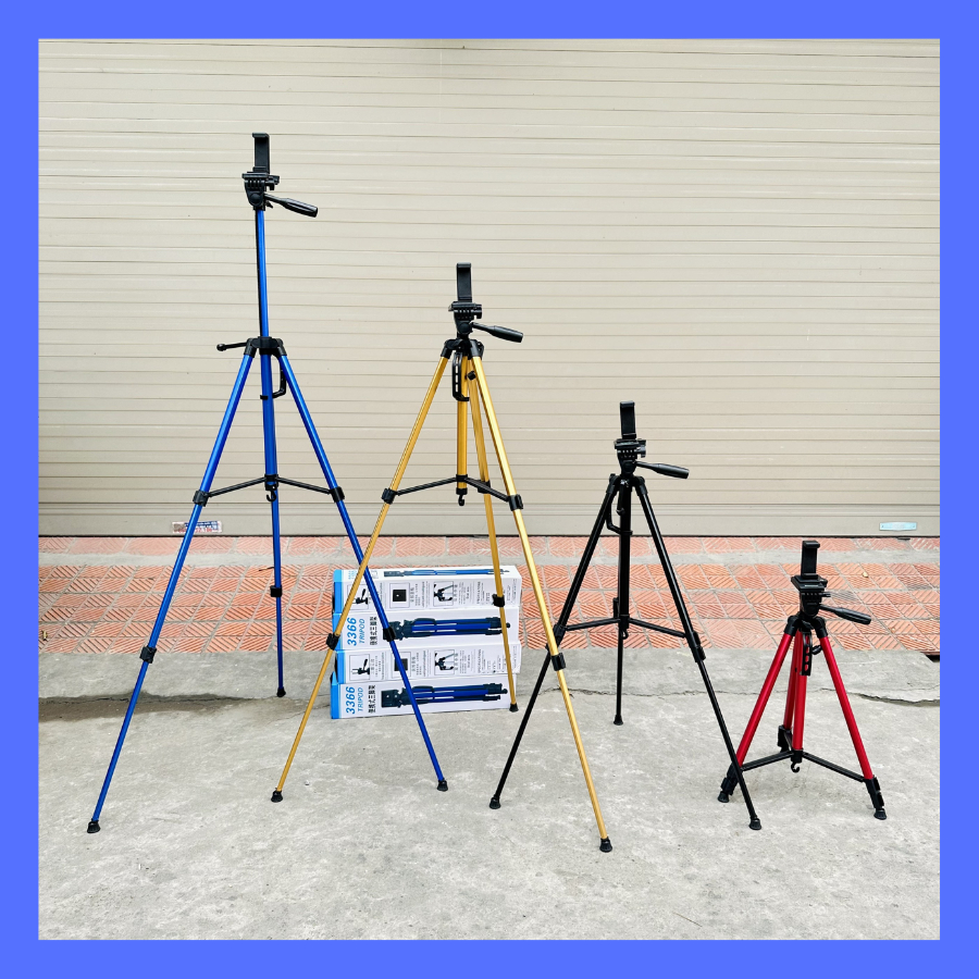 Tripod 3366, giá đỡ điện thoại 3 chân 1m4 hoco
