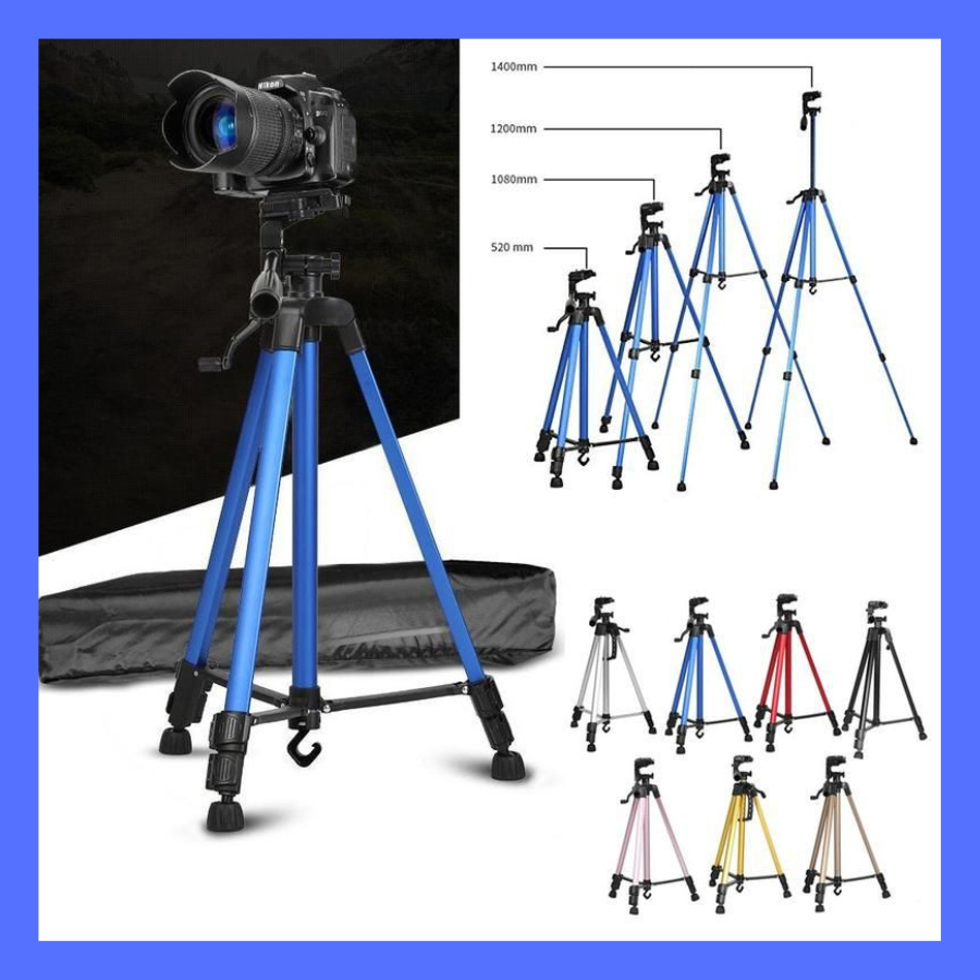 Tripod 3366, giá đỡ điện thoại 3 chân 1m4 hoco