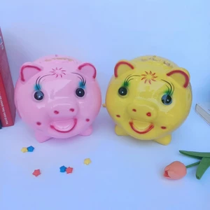 Lợn đất heo đất ống tiết kiệm size vừa cute đáng yêu-heodattintin