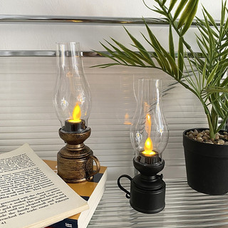 Đèn Dầu Huyền Thoại Màu Đồng Xài Pin G13