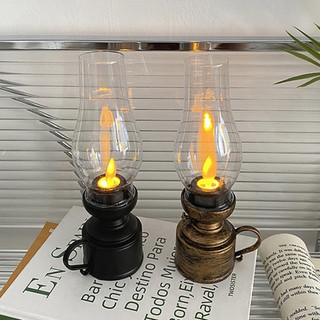 Đèn Dầu Huyền Thoại Màu Đồng Xài Pin G13