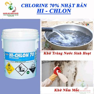 Clo Nhật Bản NIPPON 70%, Tấy Rêu,Tảo, Xử Lý Nước Hồ Bơi, Khử Trùng Nhà Cửa, Gói Chiết Lẻ 1kg