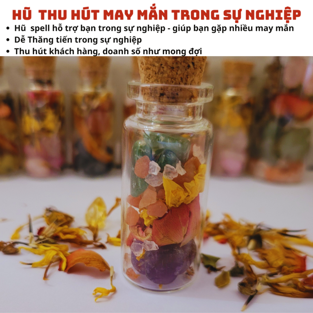 Spell jar- lọ manifest tình duyên, sự nghiệp, tài lộc, học tập thi cử may mắn