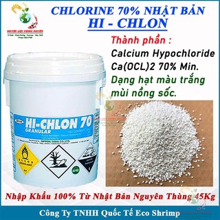 3kg Clo Nhật Bản HI - CHLON 70%, Tấy Rêu,Tảo, Xử Lý Nước Hồ Bơi, Khử Trùng Nhà Cửa