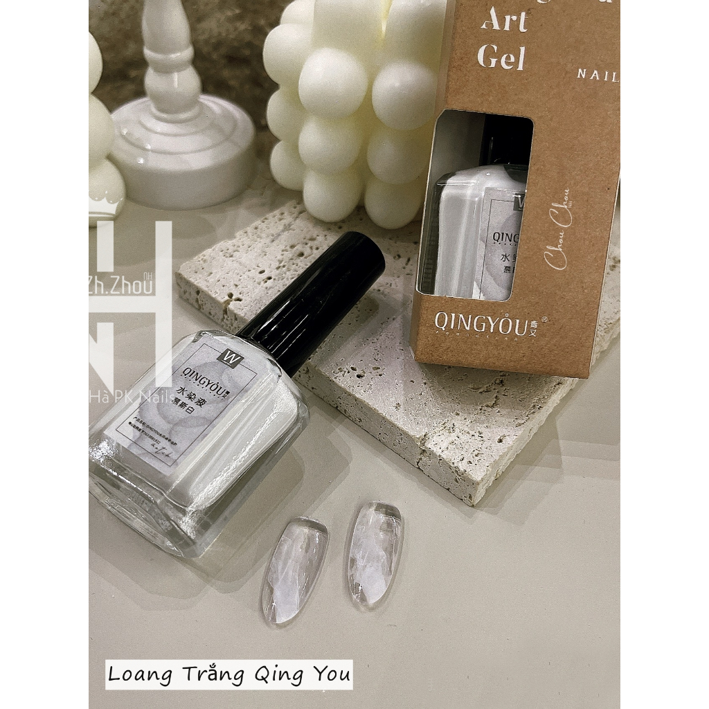 Cồn loang đen, cồn loang  trắng tạo vân đá QingYou, chai pha loang, tạo loang