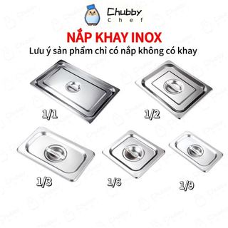 Nắp khay đựng thạch topping trà sữa chất liệu inox nhiều kích thước Chubby Chef