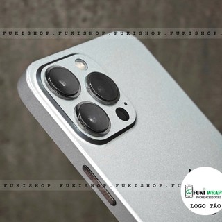 Miếng dán Skin Mặt Lưng Màu Titanium FULL VIỀN Dành cho 15 pro max 14 pro max 13 pro max 12 pro max  - FukiShop