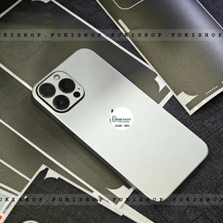 Miếng dán Skin Mặt Lưng Màu Titanium FULL VIỀN Dành cho 15 pro max 14 pro max 13 pro max 12 pro max  - FukiShop
