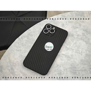 Miếng dán Skin Mặt lưng Vân Carbon Đen Dành cho 15 pro max 14 pro max 13 pro max 12 pro max 11 pro max - Fukishop