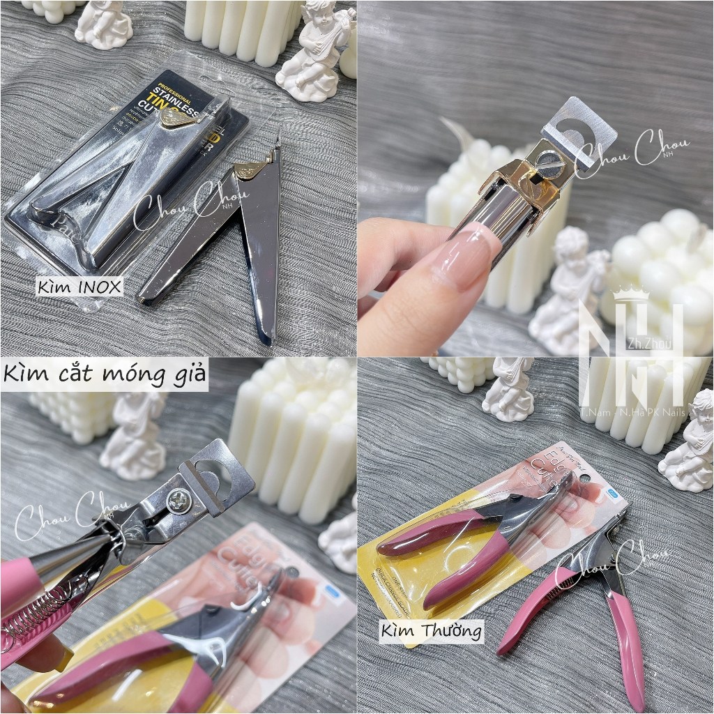 kìm cắt móng giả, kìm cắt móng giả inox