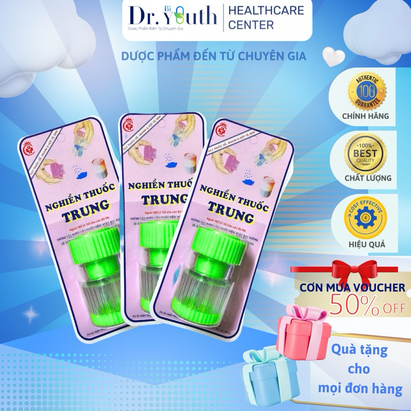 Dụng Cụ Nghiền Thuốc Y Tế,Hỗ Trợ Uống Thuốc Dễ Dàng,Đong Liều Hiệu Quả, Nhựa An Toàn Cho Sức Khỏe Gia Đình