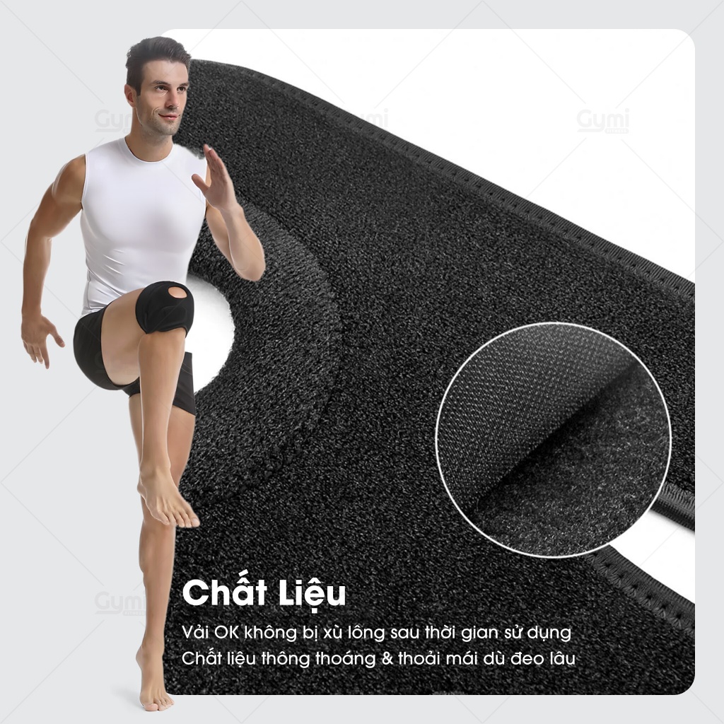 Băng Bảo Vệ Đầu Gối Aolikes A-7616 - Đai Dán Gối Khi Tập Gym Tập Thể Thao Cao Cấp Chính Hãng - AL7616