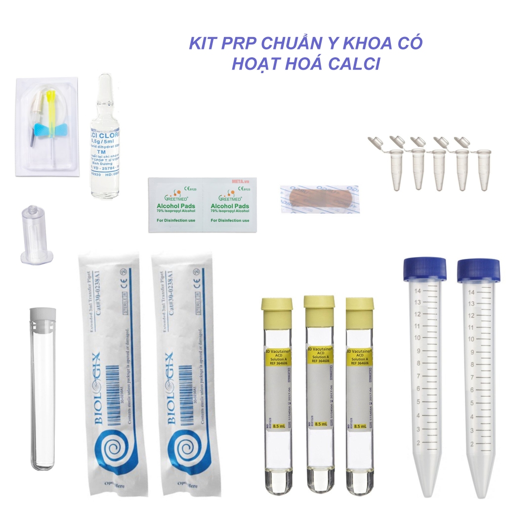 bộ KIT PRP Pro HÀNG CÔNG TY 12 món có chất hoạt hóa - Video hướng dẫn ...