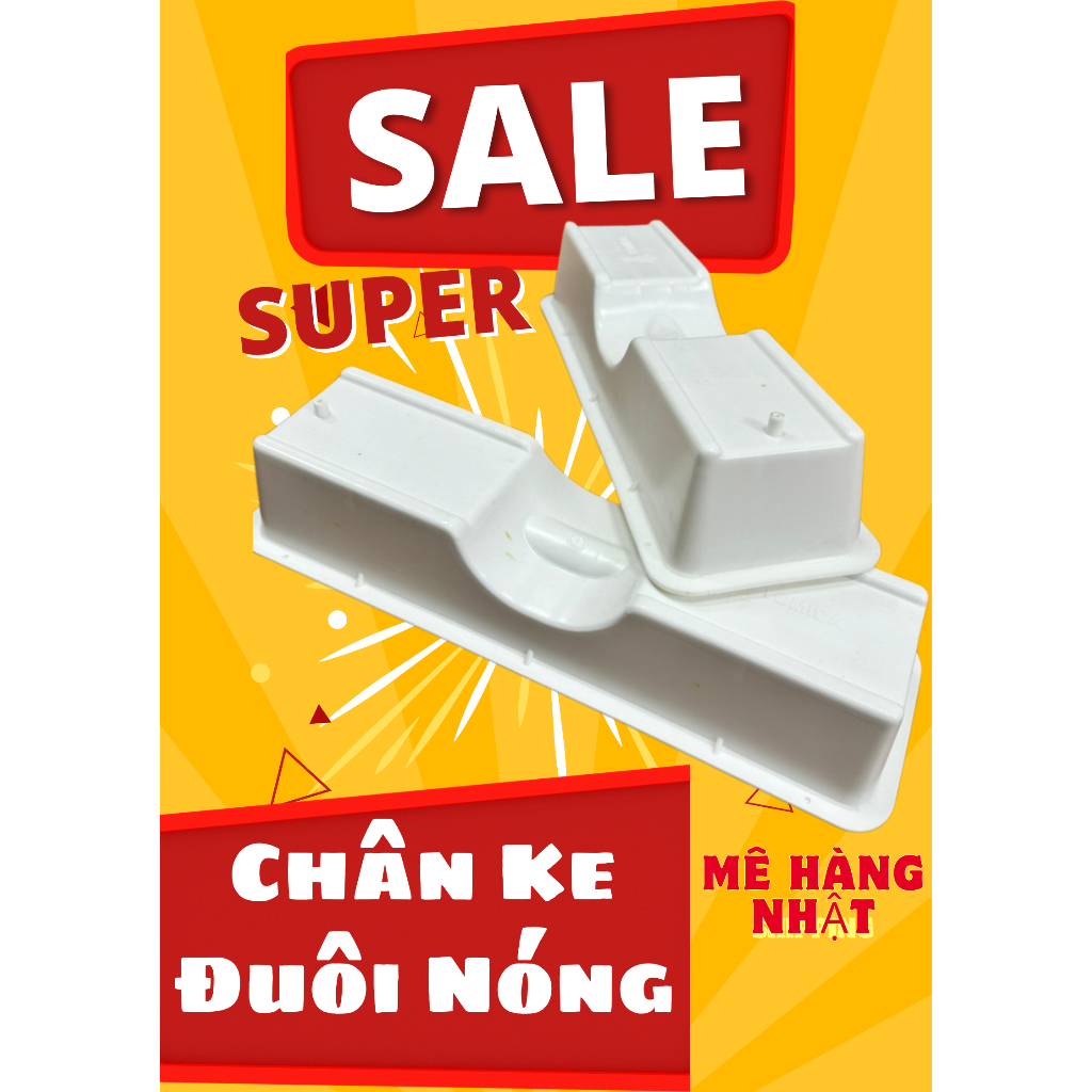 CHÂN KE ĐUÔI NÓNG NHỰA ABS TOMIDA  siêu bền bỉ - cứng cáp GIÁ RẺ ( 1 cặp )