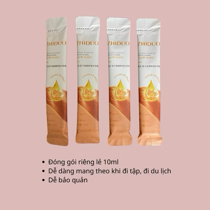 LẺ 2 GÓI DẦU Ủ XẢ TÓC ZHIDUO MỀM MƯỢT COLLAGEN MINI 10ML - TIỆN LỢI DU LỊCH