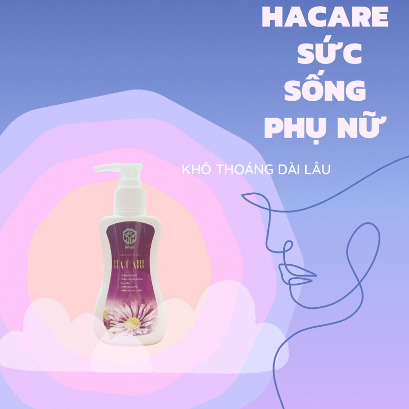 Dung Dịch Vệ Sinh Phụ Nữ Hacare Làm Sạch Nhẹ Nhàng Giảm Mùi Duy Trì Độ Ẩm Cho Da Thơm Thoáng