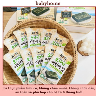 Rong biển hữu cơ tách muối cho bé Alvins