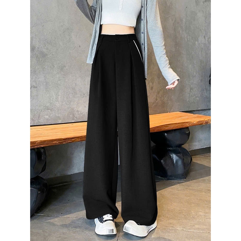 Quần ống rộng culottes dài 100cm  1 khuy hót tren