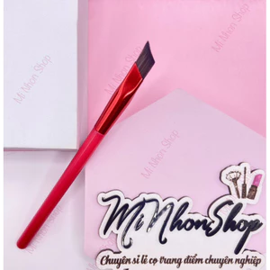 Cọ vuông xéo vẽ sợi mày hoặc che khuyết điểm phom dài lông mềm dùng với gel lỏng tạo hiệu ứng sợi như thật