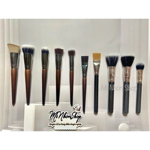 Cọ cho nền, má kem, khối kem có sẵn đủ mẫu dẹt và tròn makeup chuyên nghiệp