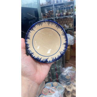 Chén Gốm Chỉ Xanh/Phết Xanh Ăn Cơm Size 11cm Lò Ga Dày - Gốm Xưa Lái Thiêu Cho Người Hoài Niệm