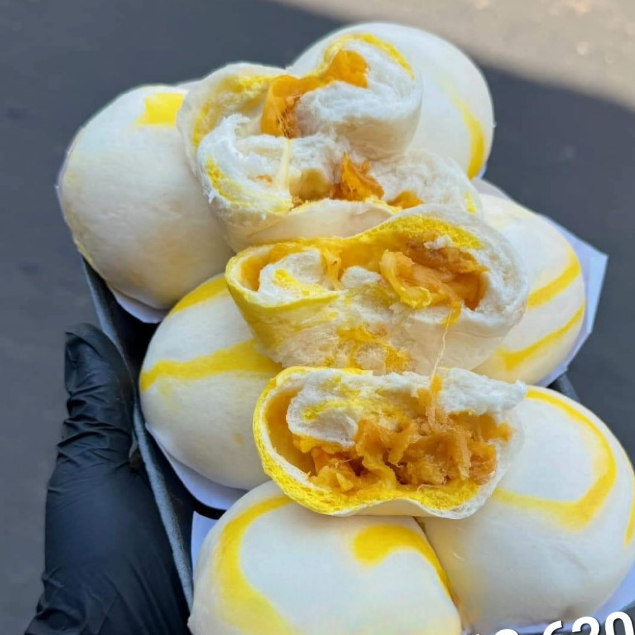 Bánh bao gà sợi phô mai trứng muôi - 1 set 6 bánh | Shopee Việt Nam