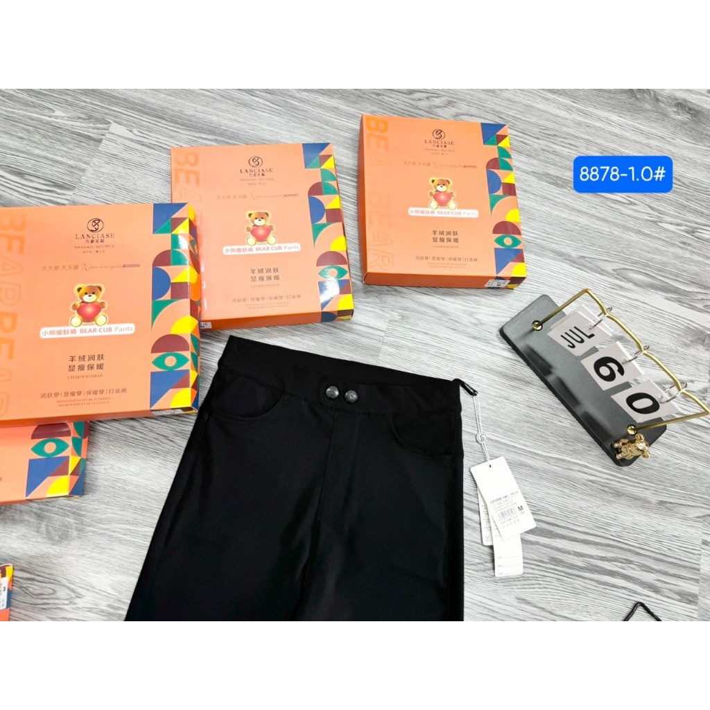 ❤️Quần Legging hộp  gấu 8878# Hàng mỏng ko lót