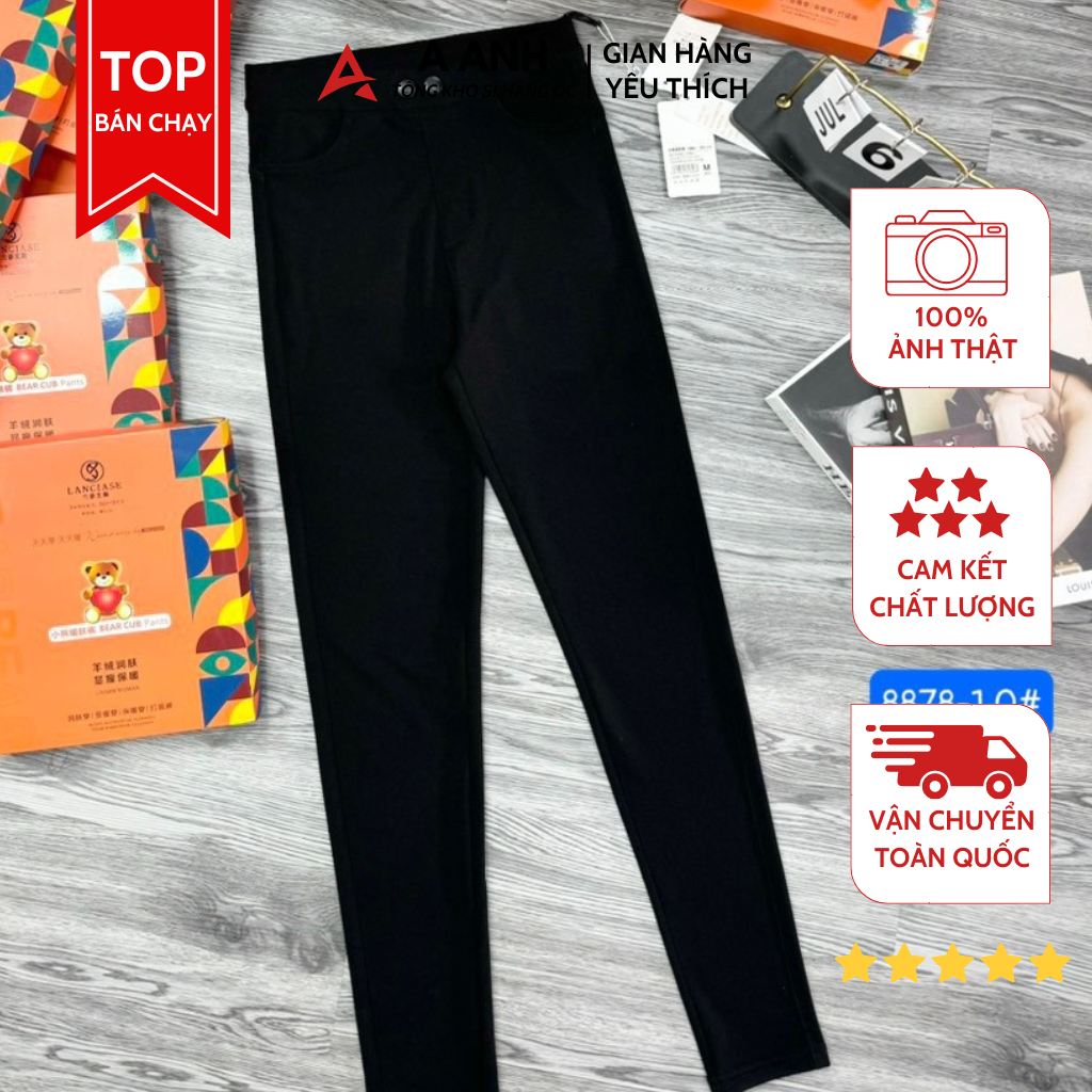 ❤️Quần Legging hộp  gấu 8878# Hàng mỏng ko lót